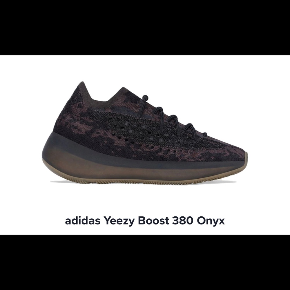 Brand New Yeezy 380 boost onyx